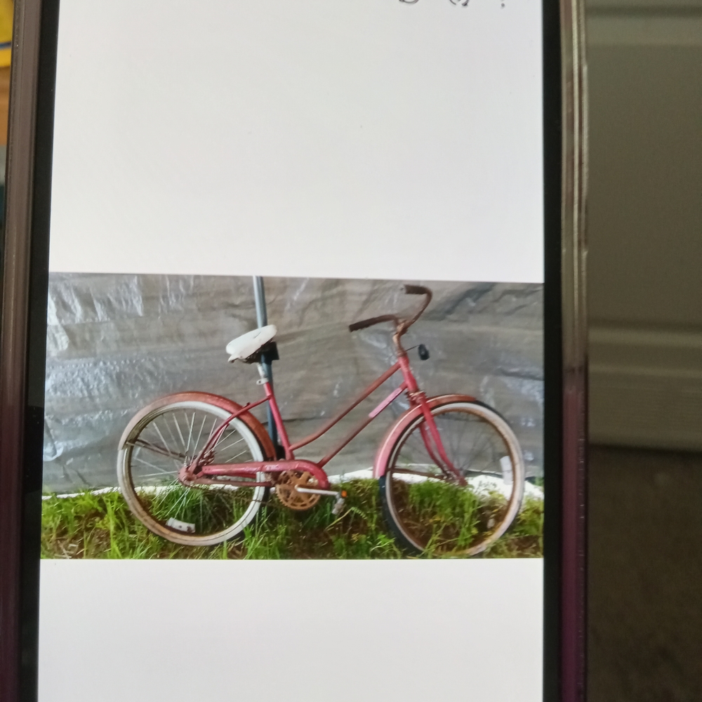 Vintage Red Bicycle Home Accent